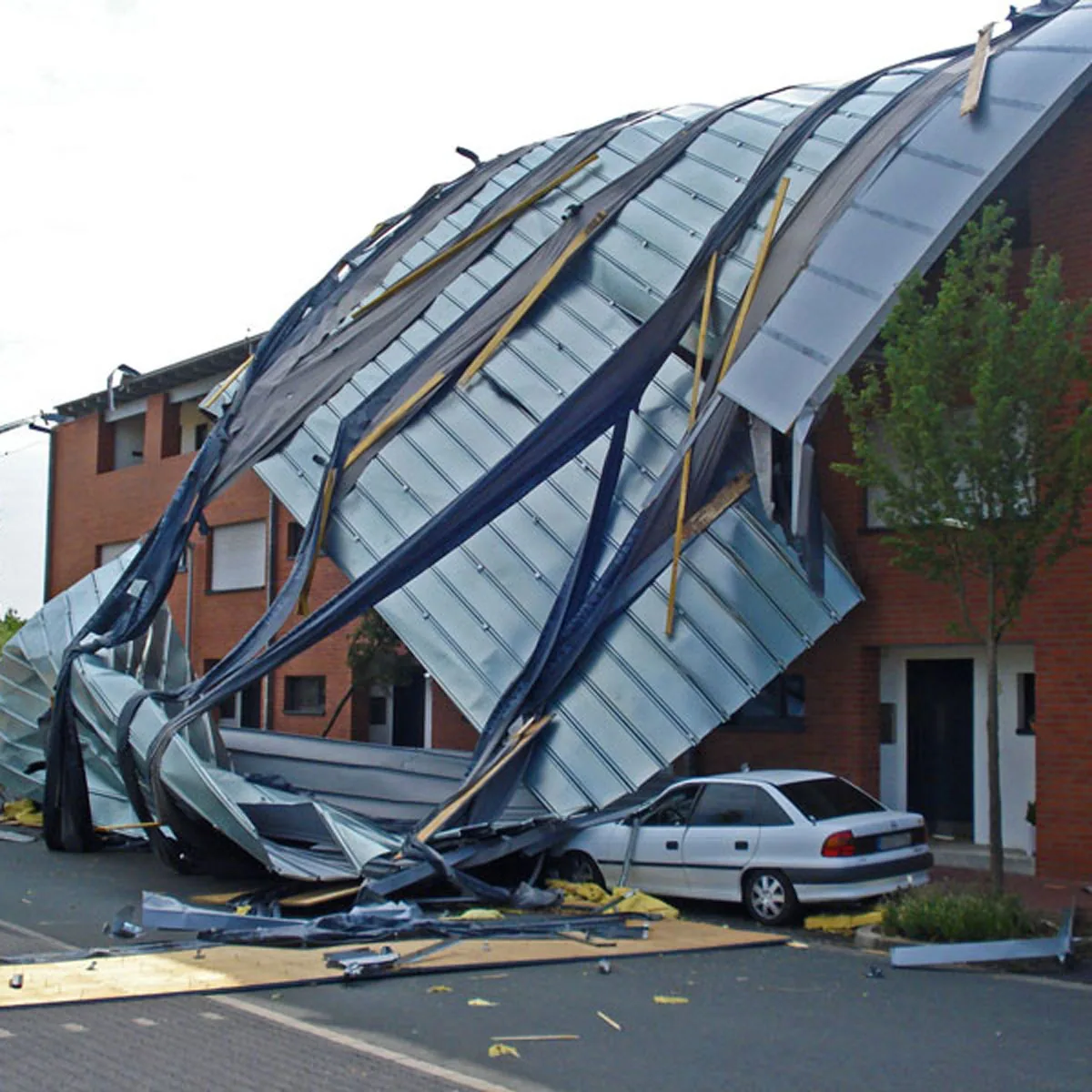 Wind Damage Roof Repair in Lewisville, TX