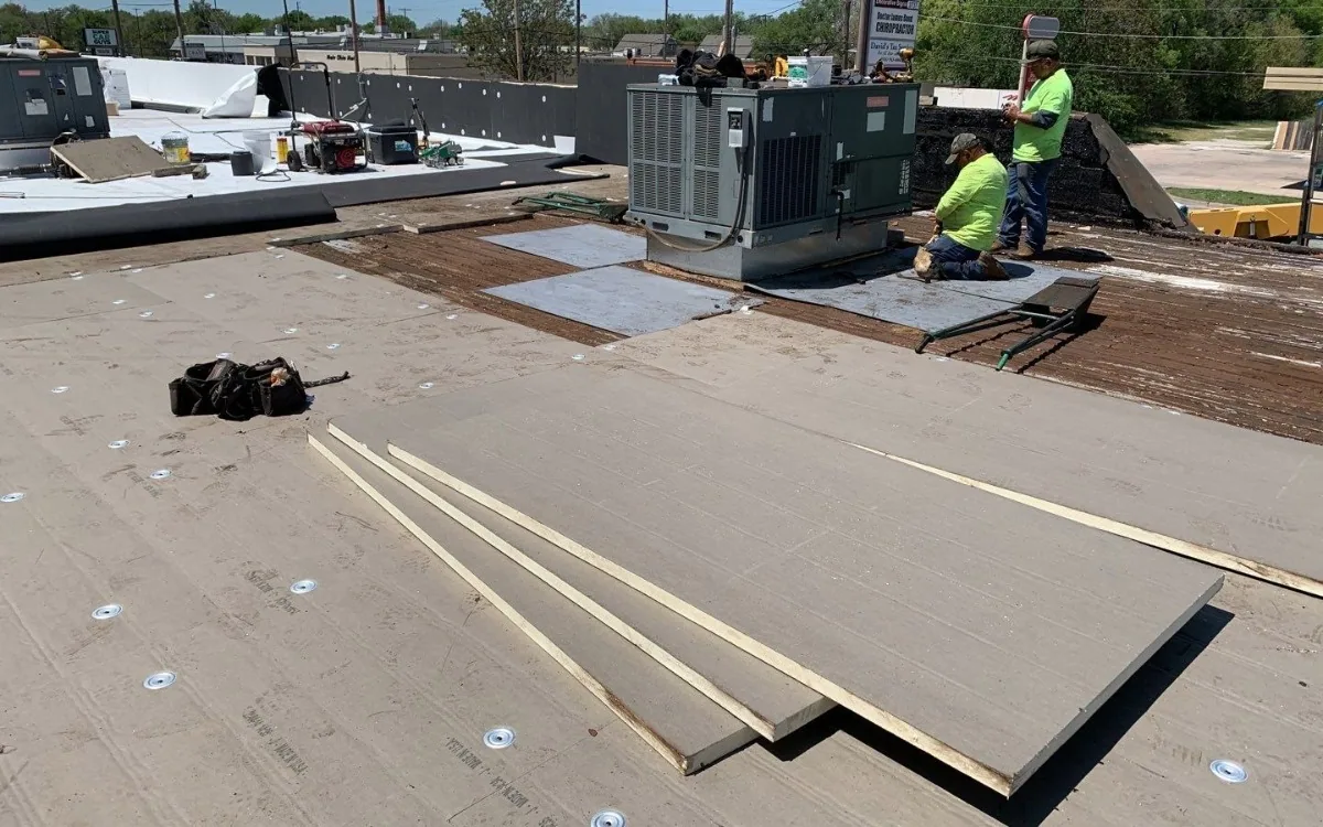 Roof Insulation, Tapered Systems and Cover Board in Lewisville, TX